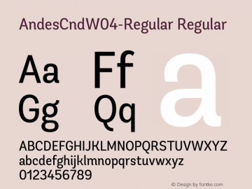 AndesCndW04-Regular