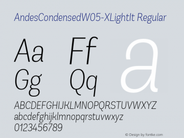 AndesCondensedW05-XLightIt