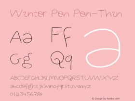 Winter Pen