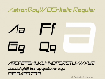 AstronBoyW05-Italic