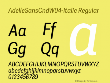 AdelleSansCndW04-Italic