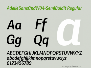 AdelleSansCndW04-SemiBoldIt