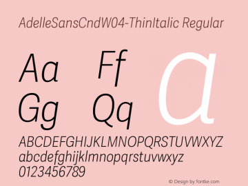 AdelleSansCndW04-ThinItalic