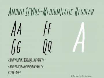 AmorieSCW05-MediumItalic