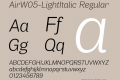 AirW05-LightItalic