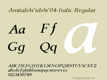 AmitaleWideW04-Italic