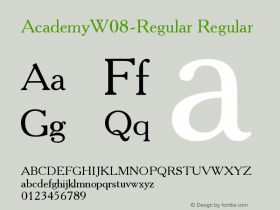 AcademyW08-Regular