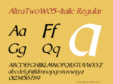 AltraTwoW05-Italic