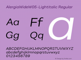 AlergiaWideW05-Lightitalic