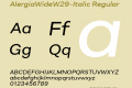 AlergiaWideW29-Italic