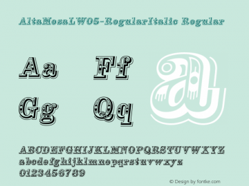 AltaMesaLW05-RegularItalic