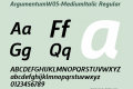 ArgumentumW05-MediumItalic