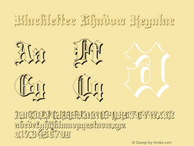 Blackletter Shadow