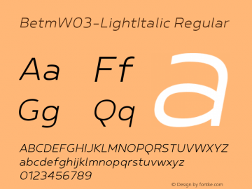 BetmW03-LightItalic