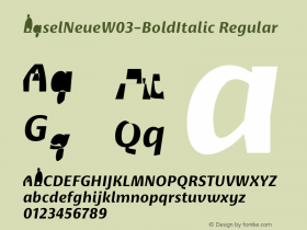 BaselNeueW03-BoldItalic