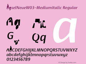 BaselNeueW03-MediumItalic