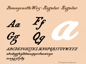 BonnycastleW05-Regular