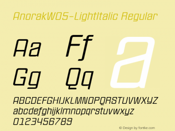 AnorakW05-LightItalic