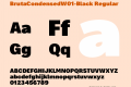 BrutaCondensedW01-Black