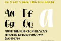 Ice Cream Sundae Filled Font