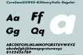 CoreSansGSW05-85HeavyItalic