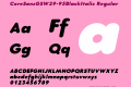 CoreSansGSW29-95BlackItalic