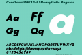 CoreSansGSW10-85HeavyItalic