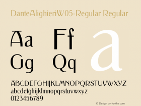 DanteAlighieriW05-Regular