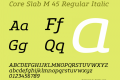 Core Slab M 45 Regular