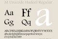 M Unicode Hadeel