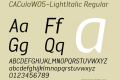 CACulaW05-LightItalic