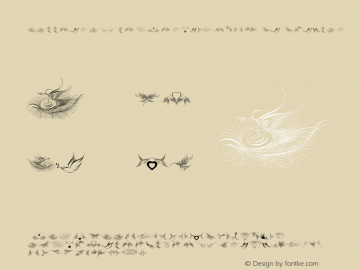 CalligraphicBirdsTwoW05-Rg