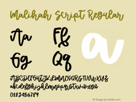 Malihah Script