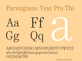 Parmigiano Text Pro