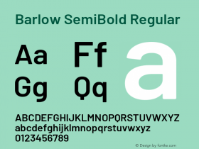 Barlow SemiBold