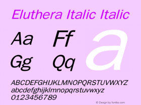 Eluthera Italic