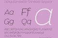 DRAguSansW05-ThinItalic