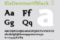 ElaDemiserifBlack