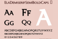 ElaDemiserifSemiBoldCaps