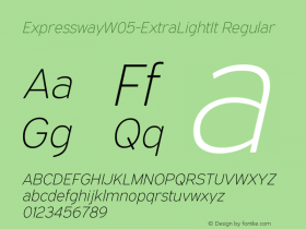 ExpresswayW05-ExtraLightIt