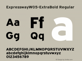 ExpresswayW05-ExtraBold