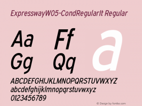 ExpresswayW05-CondRegularIt