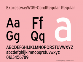 ExpresswayW05-CondRegular