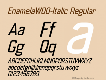 EnamelaW00-Italic