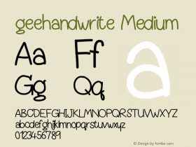 geehandwrite