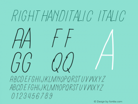 RightHandItalic