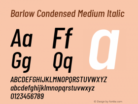 Barlow Condensed Medium