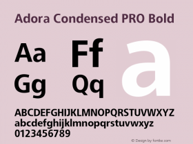 Adora Condensed PRO