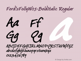 Ford'sFollyW05-BoldItalic