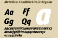 MetaW10-CondBlackItalic